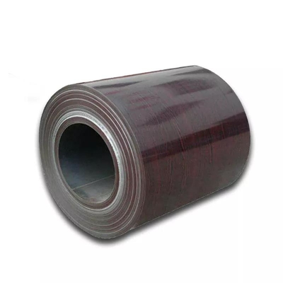 Tấm lợp kim loại Thép cuộn mạ kẽm được sơn phủ sẵn PPGI Cuộn dây tráng 600mm-1250mm