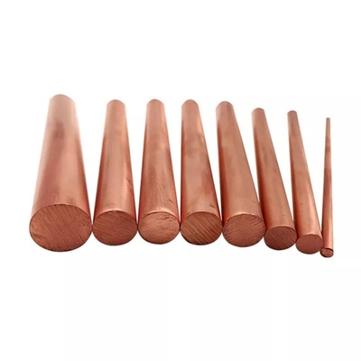 Thanh đồng có độ tinh khiết 99,9% Thanh được đánh bóng tùy chỉnh 6 mm 8 mm