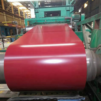 Thép cuộn mạ kẽm Ppgi Tấm lợp phủ màu Ppgl chuẩn bị cho tủ đông ngực