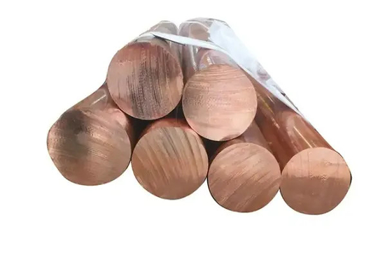 Thanh đồng có độ tinh khiết 99,9% Thanh được đánh bóng tùy chỉnh 6 mm 8 mm