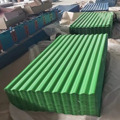 4 * 8 Foot Ral Color Coated Corrugated Galvanized Steel Sheet cho mái nhà
